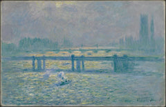 Charing Cross Bridge, Reflexionen auf der Themse - Claude Monet