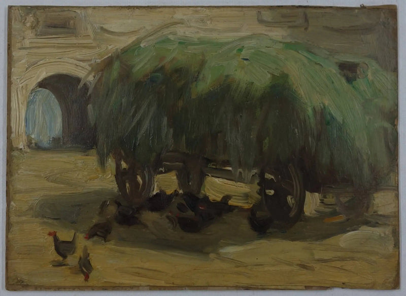 Heuwagen - Franz Marc