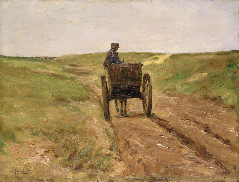 Karren in Katwijk - Max Liebermann