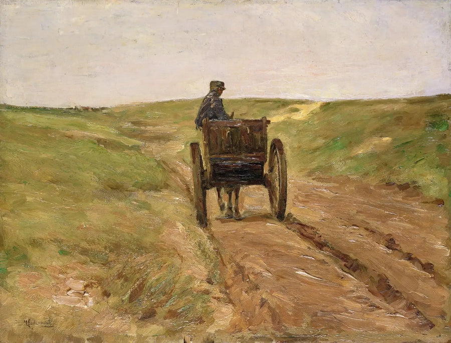 Karren in Katwijk - Max Liebermann