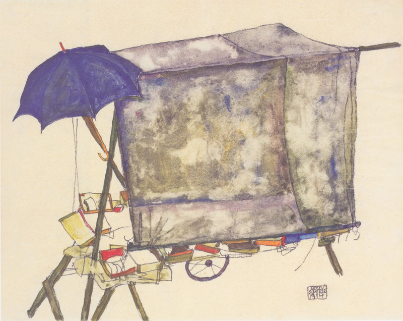 Straßenwagen - Egon Schiele