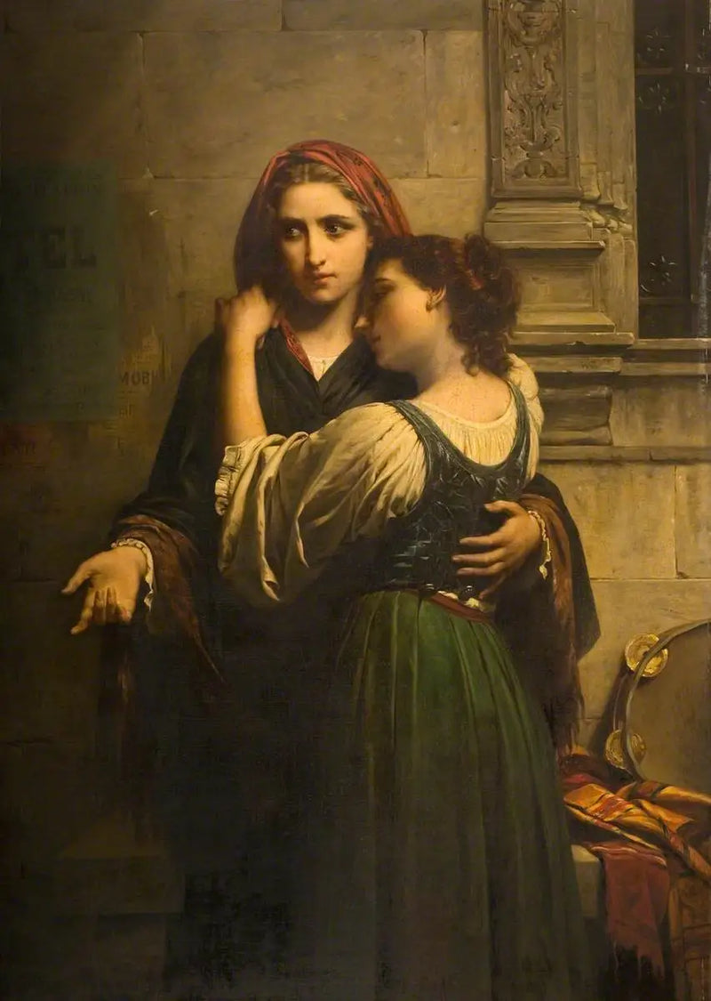 Charité für meine Schwester - Pierre Auguste Cot