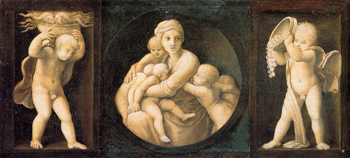 Wohltätigkeit, 1507 - Raphaël Predella Baglioni