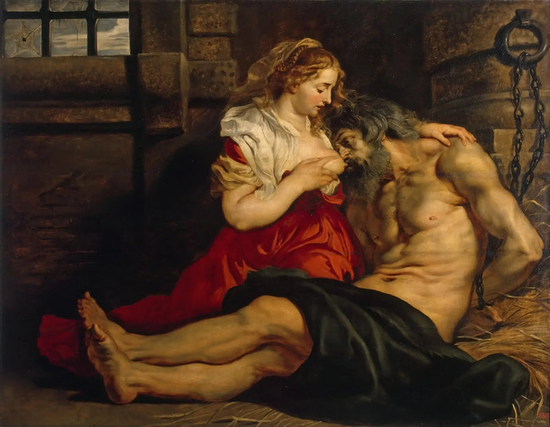 Römische Wohltätigkeit - Peter Paul Rubens