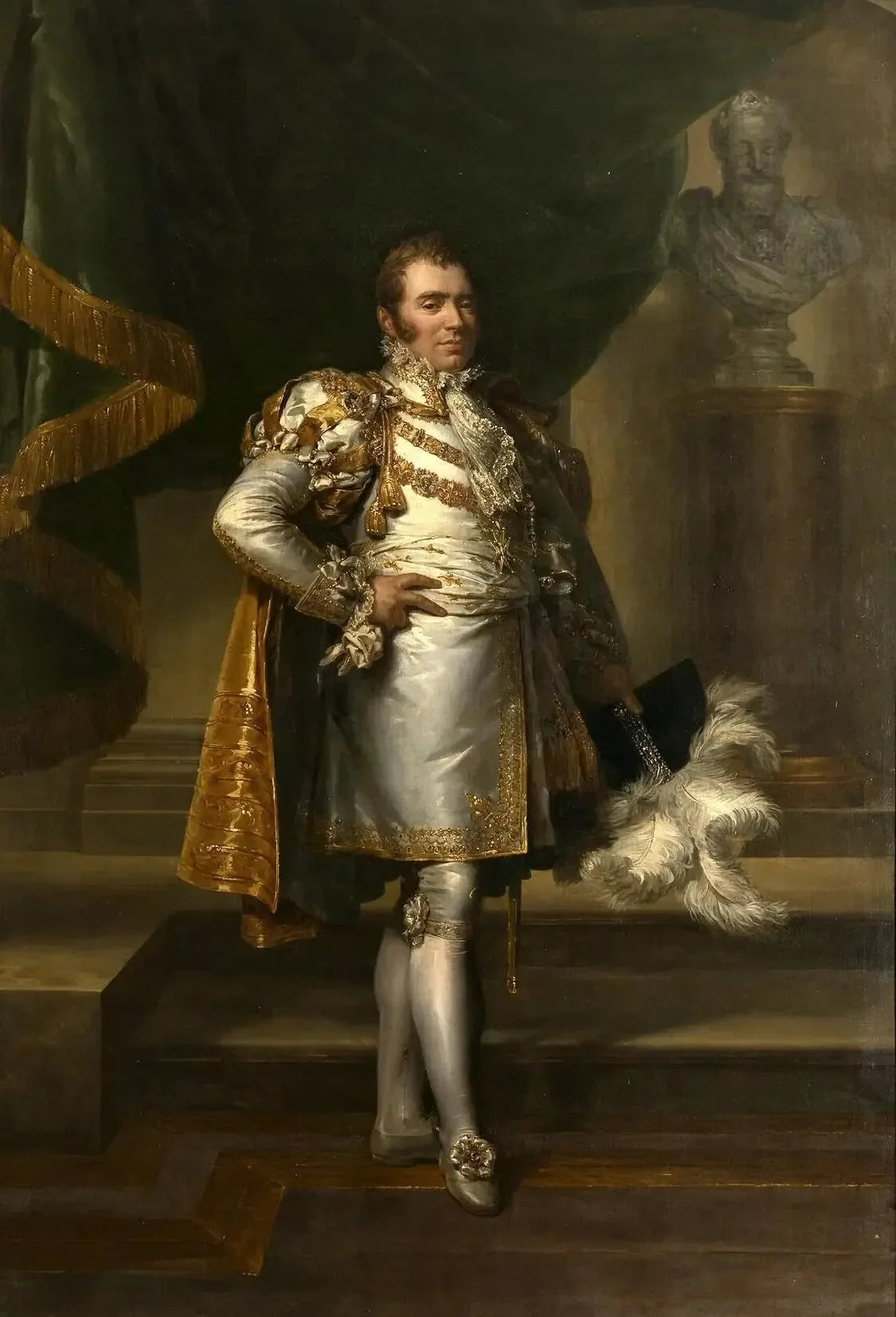 Charles-Ferdinand d'Artois, duc de Berry (1778-1820) - François Gérard image 2 copie de tableau peinte à la main