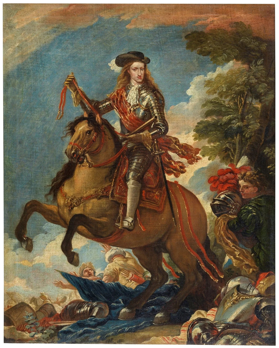 Karl II. auf dem Pferd - Luca Giordano