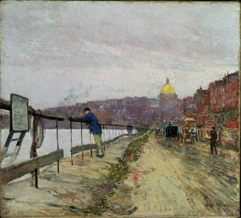 Charles River und Beacon Hill - Childe Hassam