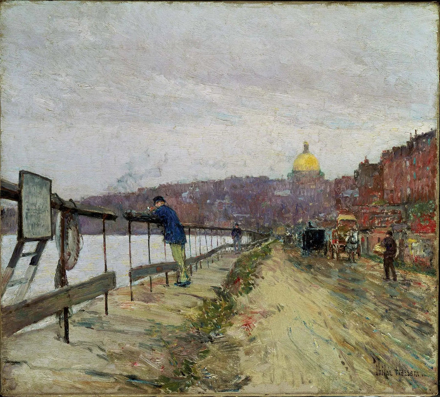 Charles River und Beacon Hill - Childe Hassam