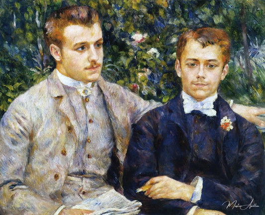 Charles und George Durand-Ruel - Pierre-Auguste Renoir - Reproductions de tableaux et peintures haut de gamme