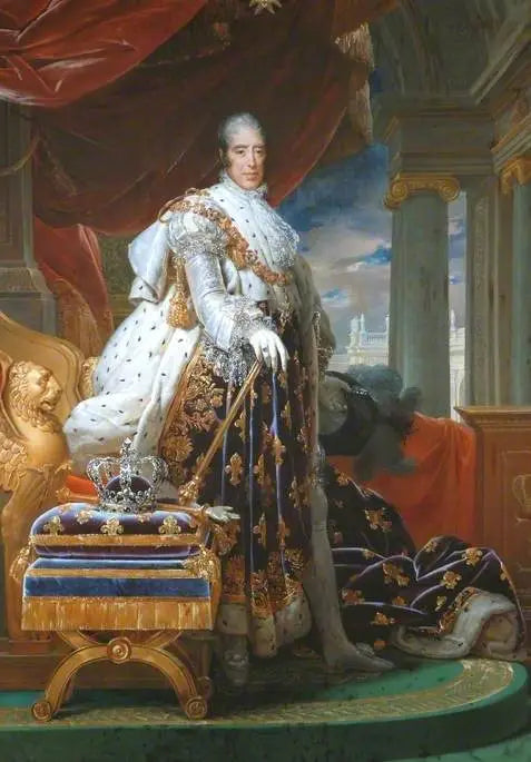 Charles X (1757-1836), in Krönungsornat - François Gérard
