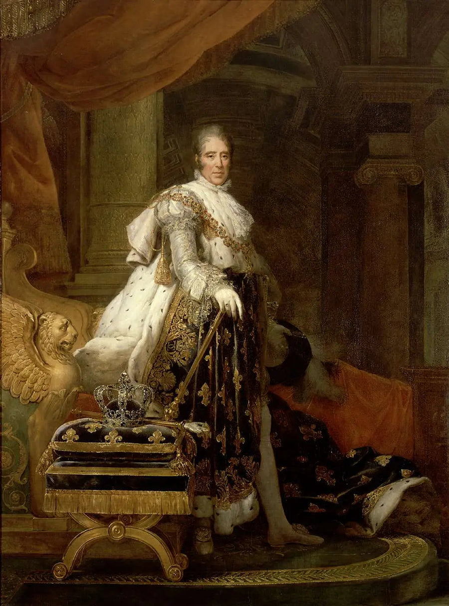Charles X in Krönungsgewand - François Gérard