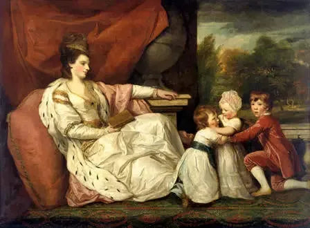 Charlotte (Grenville), Lady Williams-Wynn (1754-1830) und ihre Kinder - Joshua Reynolds