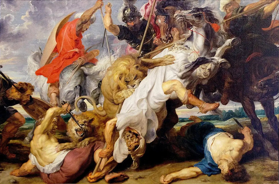 Löwenjagd - Peter Paul Rubens