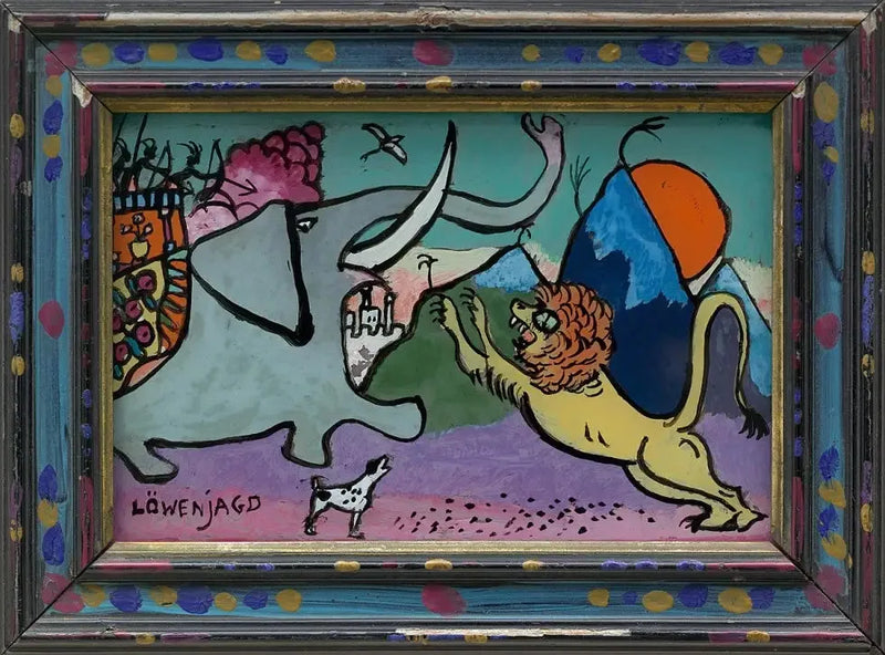 Löwenjagd - Vassily Kandinsky
