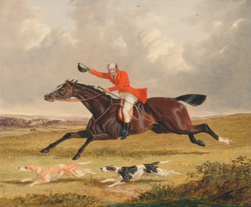 Fuchsjagd: den Hund ermutigen - John Frederick Herring, Sr.