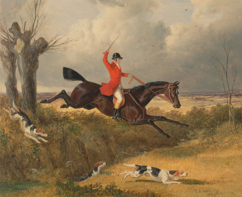 Fuchsjagd: Reinigung eines Grabens - John Frederick Herring, Sr.