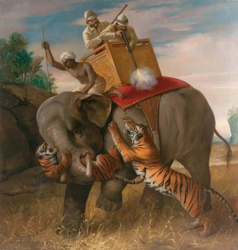 Jagd auf den Tiger - Briton Rivière