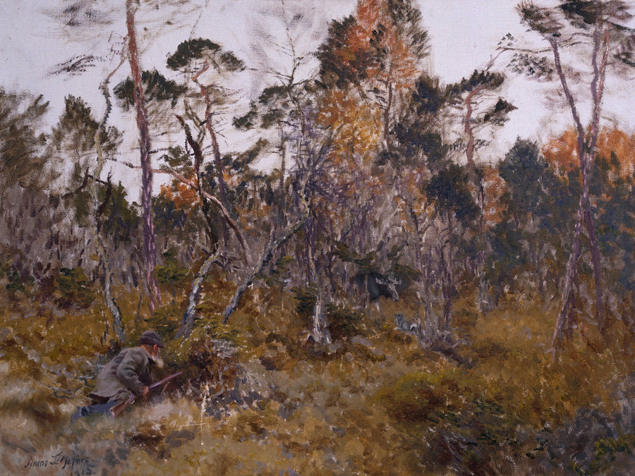 Elchjagd - Bruno Liljefors