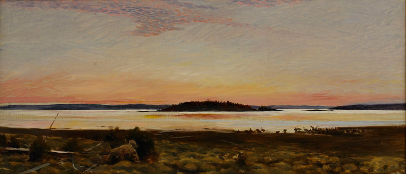 Gänsejagd - Bruno Liljefors