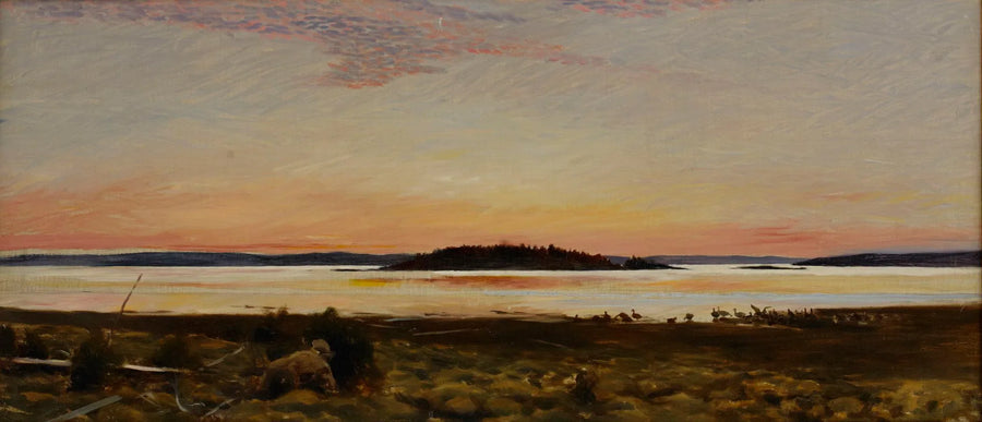 Gänsejagd - Bruno Liljefors