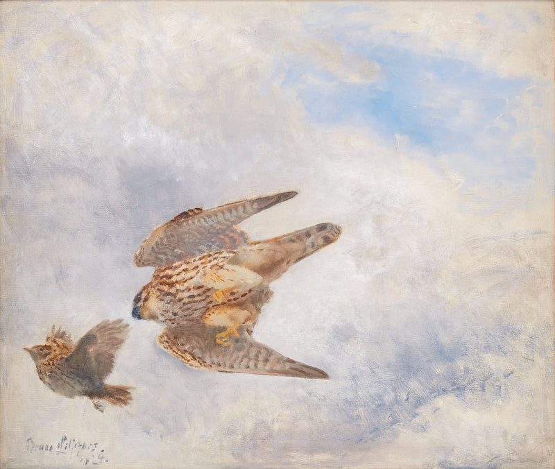 Die Jagd auf Greifvögel - Bruno Liljefors