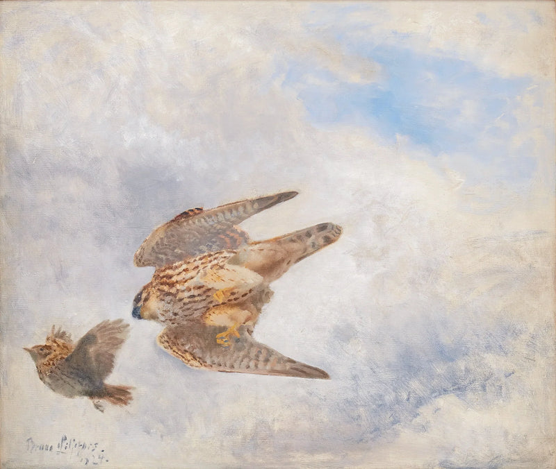 Die Jagd auf Greifvögel - Bruno Liljefors
