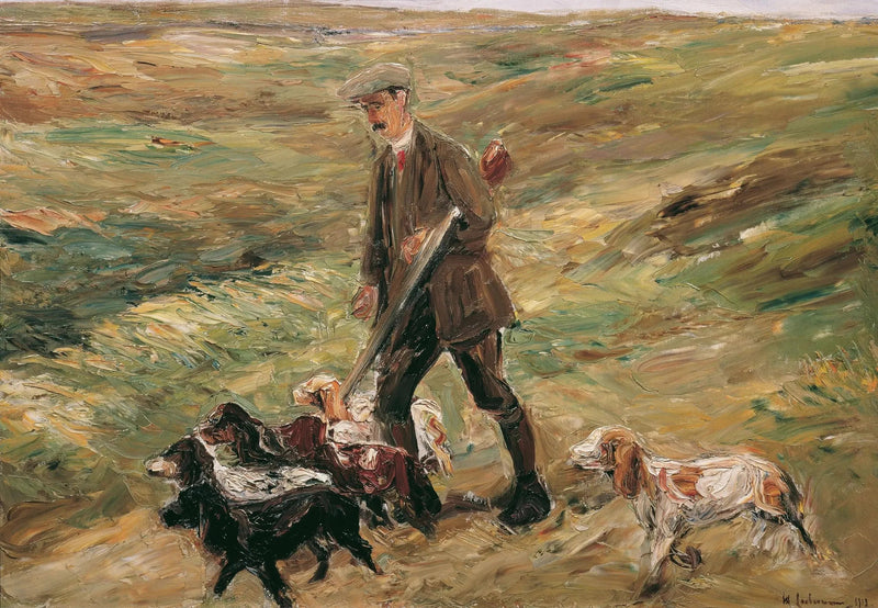 Jäger in den Dünen - Max Liebermann