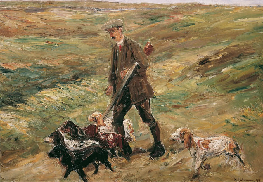 Jäger in den Dünen - Max Liebermann