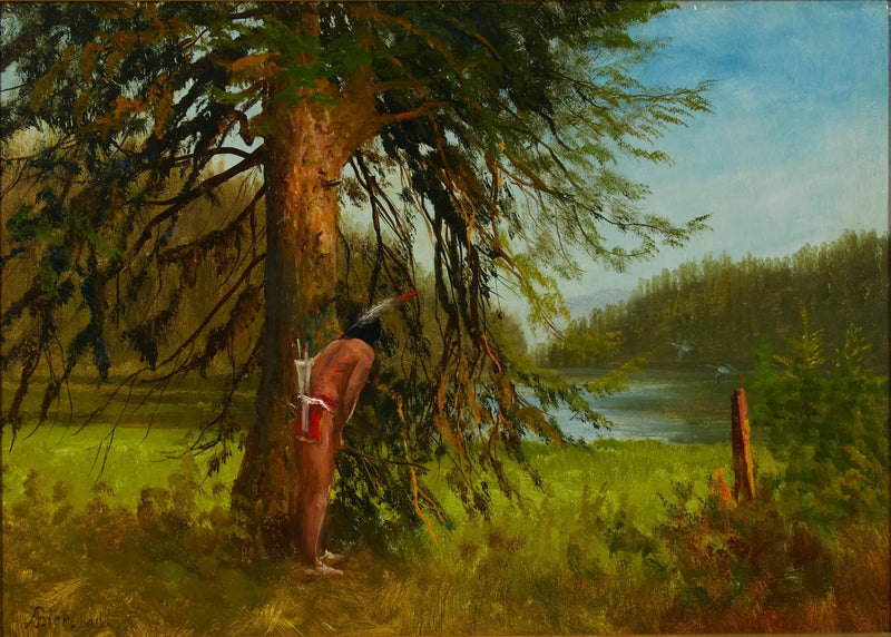 Indianerjäger - Albert Bierstadt