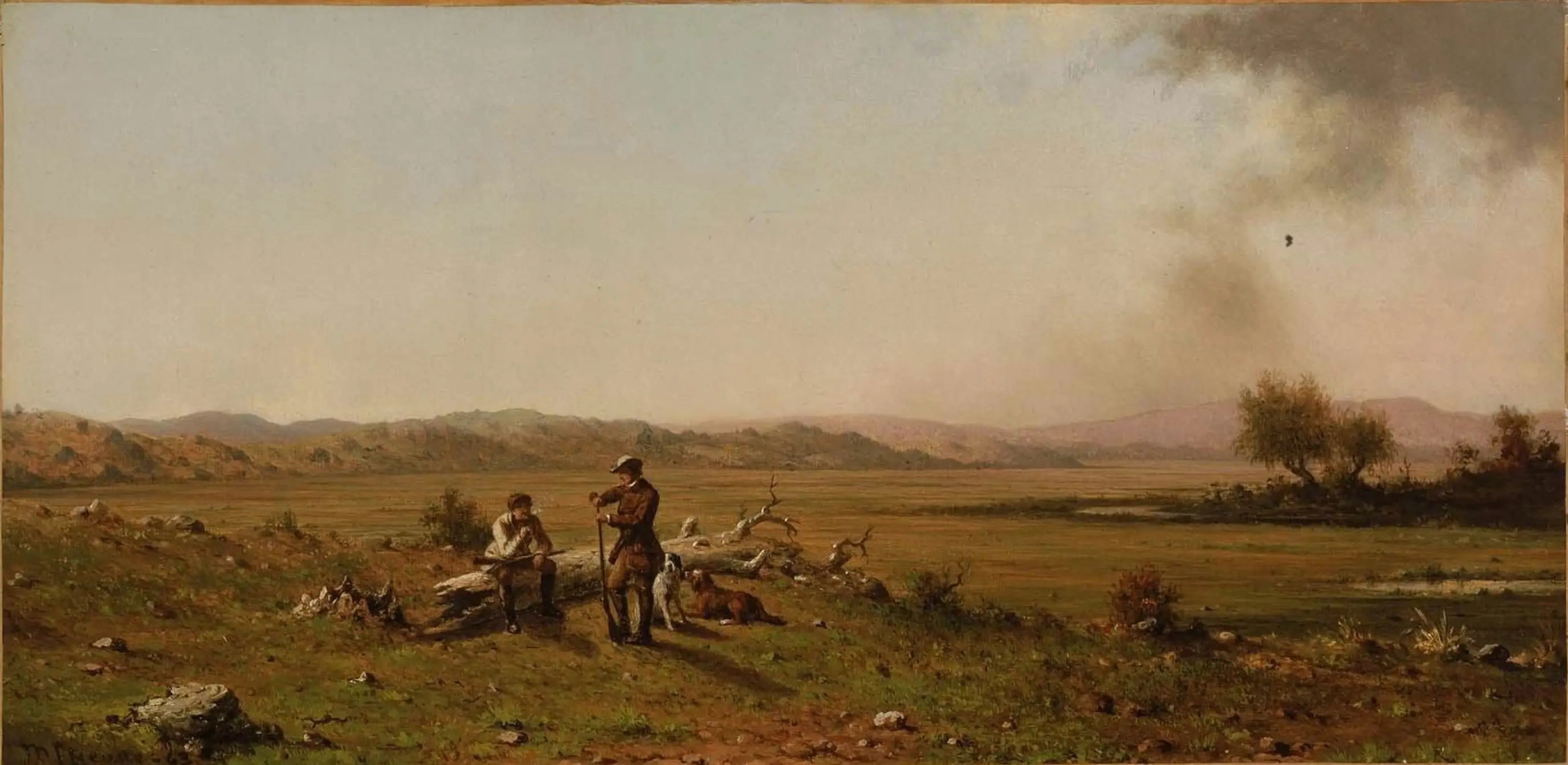 Chasseurs au repos - Martin Johnson Heade image 1 reproduction réalisée par Alpha Reproduction