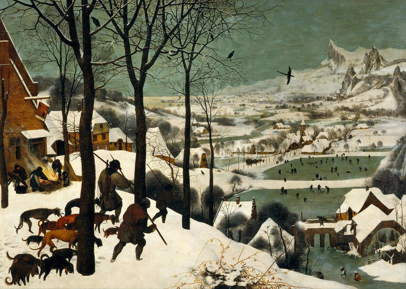 Jäger im Schnee - Pieter Brueghel der Ältere