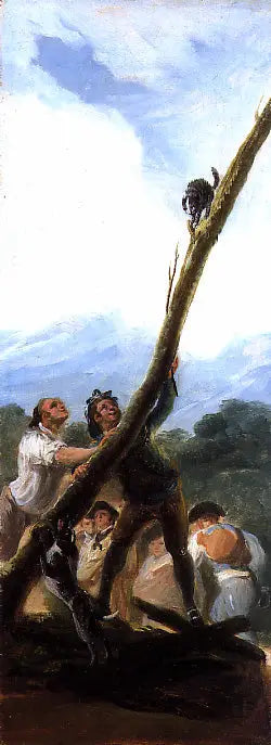 Chat harcelé - Francisco de Goya image 1 copie peinte à la main à l’huile
