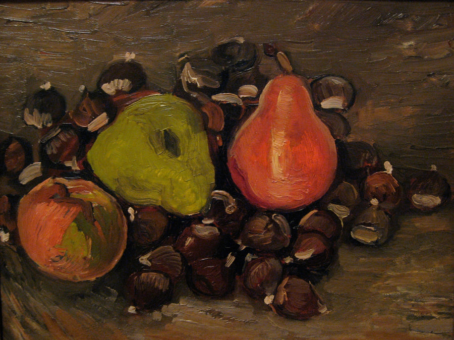 Stillleben mit Früchten und Kastanien - Vincent van Gogh