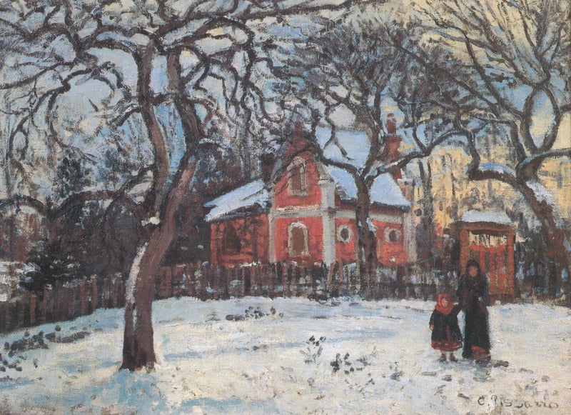 Kastanienbäume in Louveciennes - Camille Pissarro