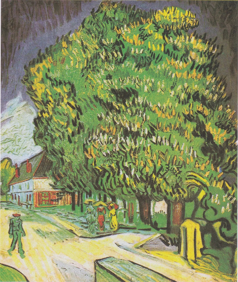 Blühende Kastanienbäume - Vincent van Gogh