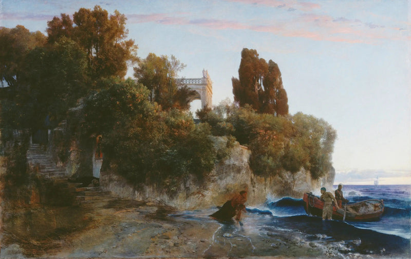 Schloss am Meer und Mord im Schlossgarten - Arnold Böcklin