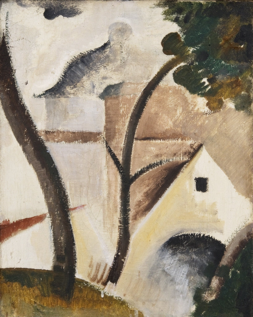 Château de chasse de Grunewald - Oskar Schlemmer image 1 copie de tableau peinte à la main