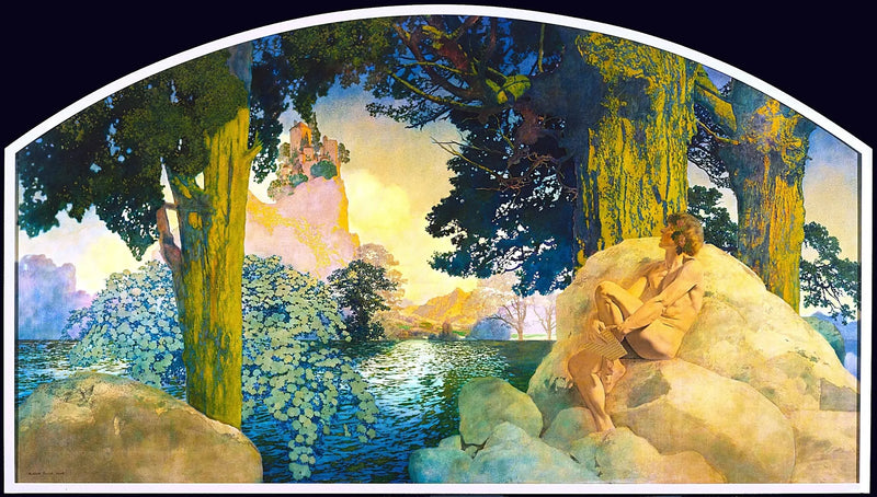 Traumschloss im Himmel - Maxfield Parrish