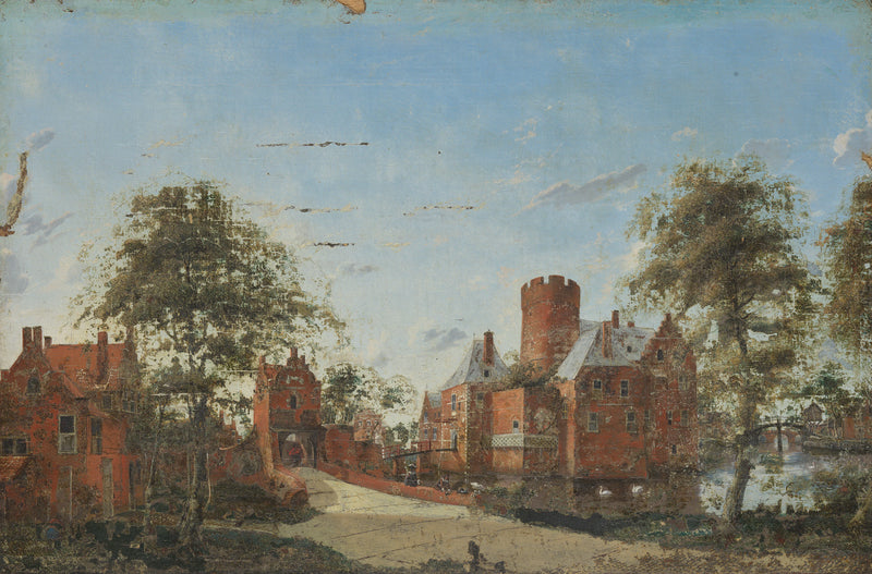 Château de Loenersloot sur l'Angstel - Artiste inconnu du Rijksmuseum