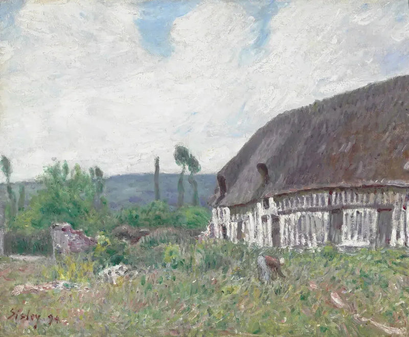 Hütte in der Normandie - Alfred Sisley