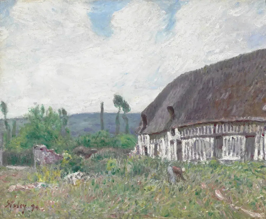 Hütte in der Normandie - Alfred Sisley