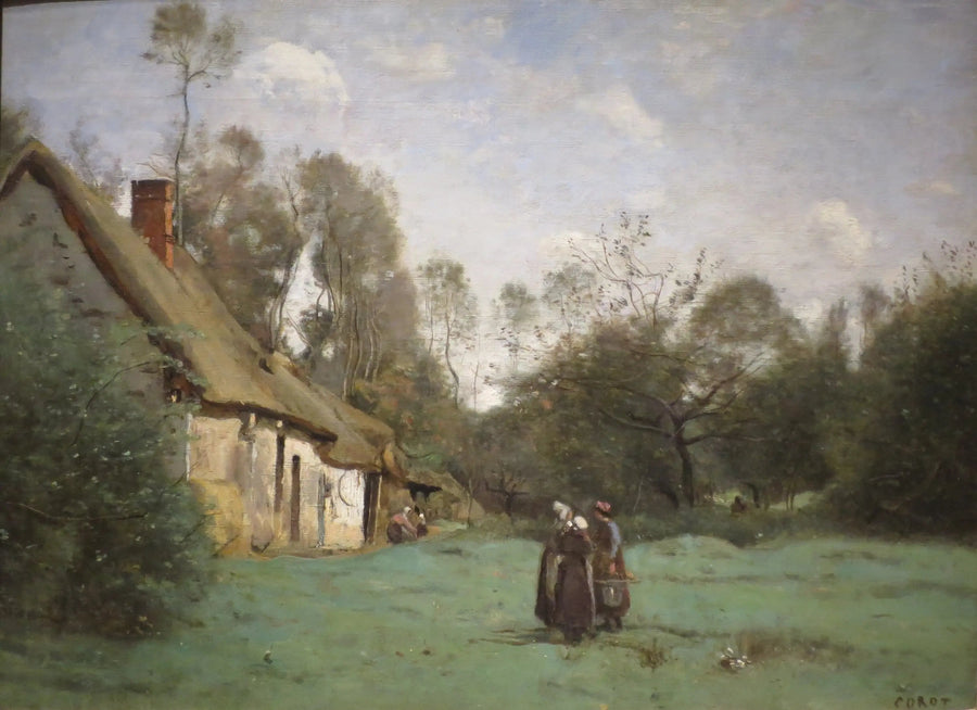 Normandie-Hütte - Jean-Baptiste Camille Corot