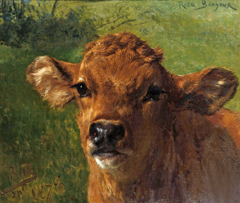 Chef d'un veau - Rosa Bonheur image 1 tableau peint à l’huile sur toile