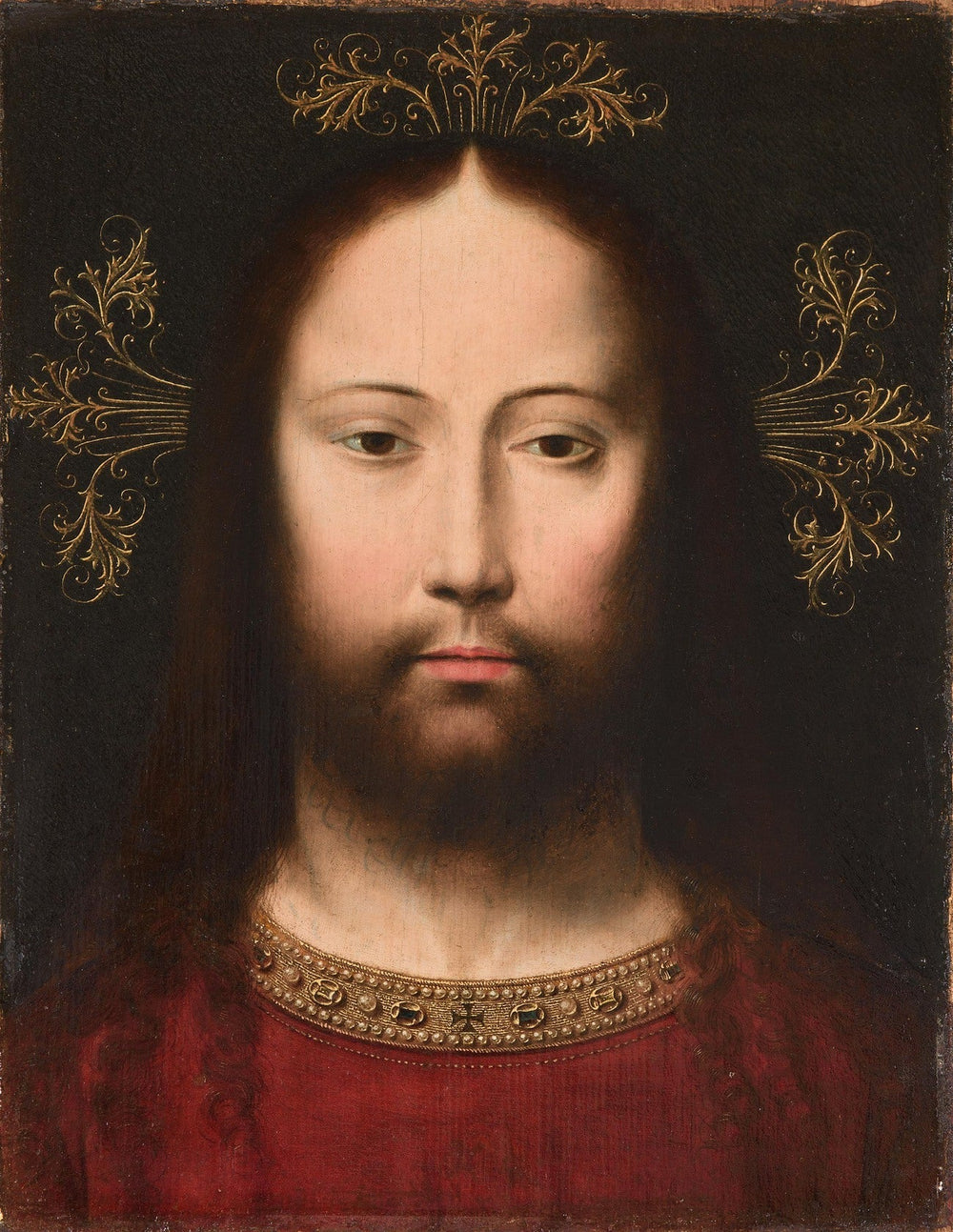 Chef du Christ - Gérard David image 1 copie de tableau peinte à la main