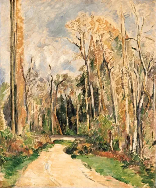 Weg am Waldeingang - Paul Cézanne