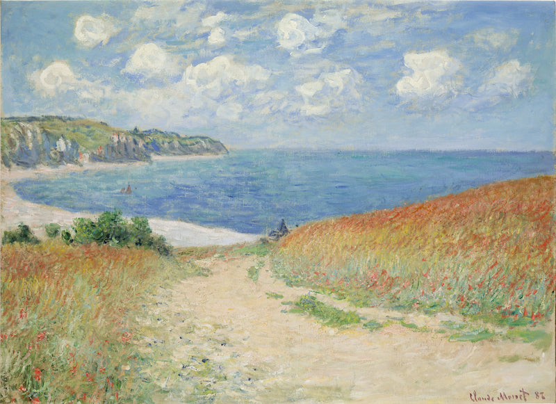 Pfad im Weizen in Pourville W753 - Claude Monet