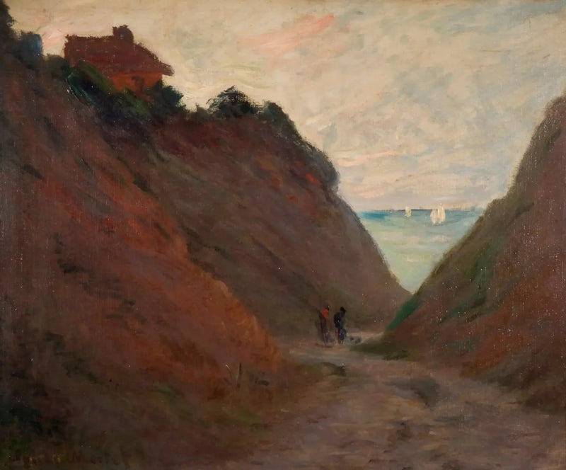 Der Hohlweg in der Klippe bei Varangéville - Claude Monet