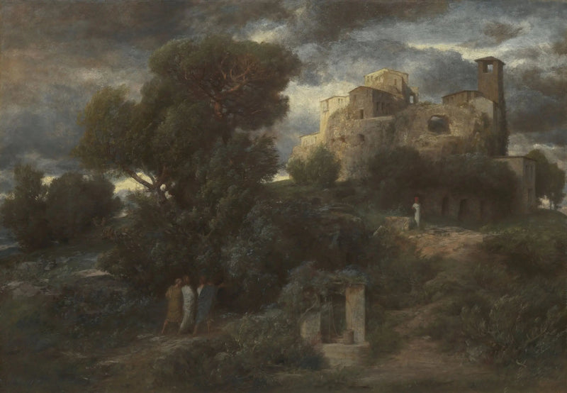 Weg nach Emmaus - Arnold Böcklin