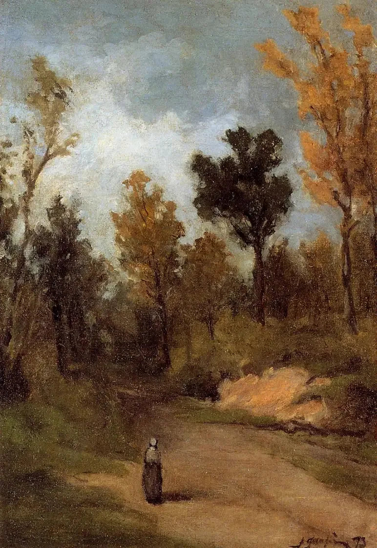 Weg im Wald - Paul Gauguin