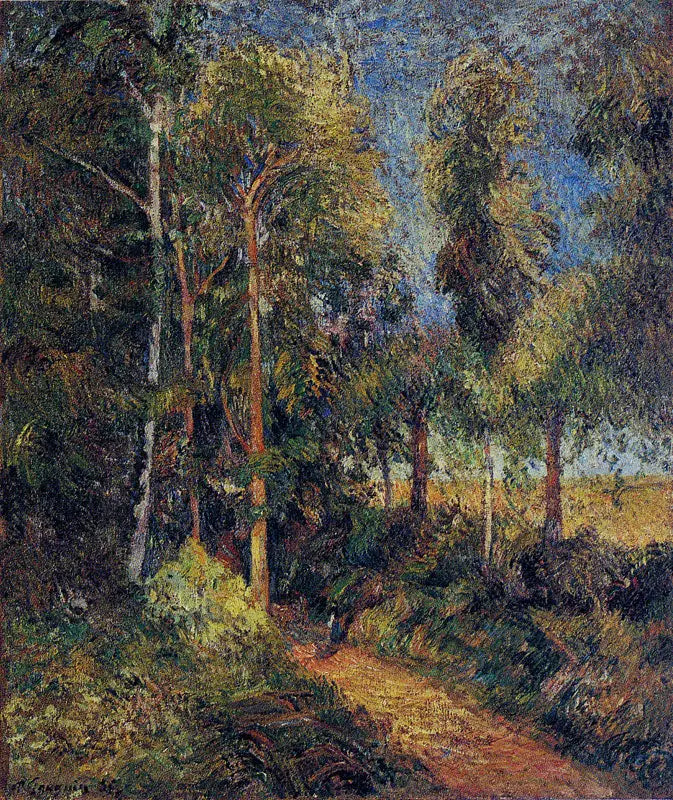 Weg im Buchenwald - Paul Gauguin